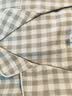 眠岛格子睡衣情侣春秋长袖双层纯棉纱布女士夏天薄款ins家居服套装 男款灰格 L 实拍图