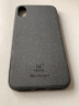 ESCASE 苹果xs手机壳iPhonexs手机壳/保护套 个性创意全包边防摔贴皮背壳 ES-19深邃黑 实拍图