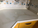 千宸 厨房贴纸灶台耐高温防油贴纸防潮防水橱柜抽屉餐桌面浴室瓷砖墙贴大理石贴家具翻新贴 8302白水晶 80厘米x5米 实拍图