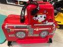 汪汪队立大功（PAW PATROL）儿童骑行行李箱可坐拉杆箱万向轮男孩女宝宝卡通木马汽车旅行箱 毛毛骑行款红色 24英寸 实拍图