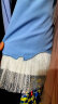 拓涩（TUOSE）无袖蕾丝拼接雪纺连衣裙夏季新款流行背心裙子仙女超仙森系连衣裙 淡蓝色 M 晒单实拍图