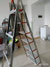 康鹏不锈钢梯子家用加厚铝合金梯子折叠梯室内伸缩楼梯折叠康鹏梯子 升级版加厚加宽不锈钢 七步梯 实拍图