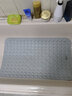 Rui.B环保TPE浴室防滑垫家用豪华卫生间淋浴房洗澡沐浴加厚防滑防摔垫 卡其色 48*78cm【中号TPE加厚】 实拍图