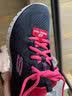 斯凯奇（Skechers）春夏季女鞋简约纯色运动鞋轻质透气减震软底轻便慢跑鞋休闲鞋 12615/NVHP 37 实拍图