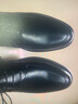 回力皮鞋男结婚新郎鞋2025新款男士休闲黑色商务正装尖头增高男款 黑色【休闲方头皮鞋】 44 实拍图