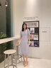ZHR凉鞋女夏季新品仙女风粗跟一字带方头女鞋不规则交叉绊带高跟鞋子 杏色（纯色款） 39 实拍图