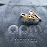 APM Monaco Baby六芒星耳环女 奢华前卫 生日送女友 礼物 方形六芒星耳环 实拍图