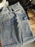 【肥仔240斤超大码5XL】牛仔裤男士直筒宽松夏季新款大码潮流男装九分裤胖子裤子潮胖子 牛仔蓝 2XL 145斤至160斤可穿 实拍图