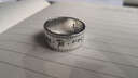 佰誉银家999足银男士戒指宽大码复古潮霸气扳指六字开口单身食指指环个性 26号(手指周长66MM) 实拍图