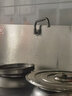 牧滨 304不锈钢厨师灶台水龙头酒店猛火灶台摇摆式半自动厨房水龙头 30厘米长（配固定螺帽） 实拍图