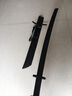 酷维漫 居合刀武士道练习刀棍 户外防身PU橡胶武 儿童训练玩具刀剑模型洞爷湖COS道具器 练习棍小号+皮鞘 实拍图