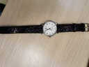 phil pilan 适用于浪琴L4表带原款代用 浪琴律雅手表带男真皮 律雅/嘉兰/瑰丽真皮女 黑色-银扣 20mm 实拍图