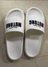 牧童【一家三口亲子款】儿童拖鞋室内家居浴室拖男女童外穿软底凉拖鞋 白色 44 鞋内长28.0cm 实拍图