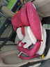 袋鼠爸爸 星途婴儿儿童安全座椅0-12岁全龄360度旋转新生儿车载汽车用座椅 元气粉 实拍图