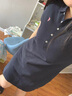 POLOWALK女士短袖连衣裙夏季新款中长款修身运动纯色polo裙 藏青色 L (165) 实拍图