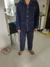 从心睡衣男冬季纯棉夹层保暖家居服男士睡衣春秋夹棉加厚长袖睡裤套装 N 94616 2XL 男 (高180-185重160-180斤) 实拍图