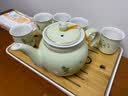 连山阁 陶瓷泡茶壶带过滤网内胆大号容量家用茶具单壶冲茶器杯子套装 升级玉兰花陶瓷内胆一壶六杯+白色如意盘 实拍图