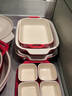 珐宝（staub）陶瓷烤盘芝士焗饭焗面盘家用烤箱焗炉专用烘焙双耳长方菜盘 樱桃红27*20cm 实拍图