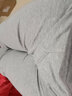 七匹狼秋裤男纯棉保暖裤男士青年打底棉毛裤男式线裤衬裤全棉秋冬季单件 浅灰-纯棉升级抗菌 L (170) 推荐体重110-130斤 实拍图