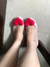 Vis Amoris英国允莫苏夏季新品磨砂裸心形中童果冻鞋 心形山茶花 35 实拍图