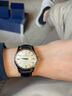 冠蓝狮（Grand Seiko）gs机械抗磁奶油面鳄鱼皮表带商务休闲正装大三针男表节日礼物 SBGW301G 实拍图