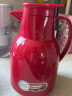 壹滴水（edish）家用保温壶玻璃红胆热水瓶大容量开水壶暖水壶按压式保温瓶 玫瑰红 1.5L 实拍图