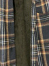 AEMAPE 衬衣女2024春夏季新款加厚磨毛格子衬衫女长袖上衣女宽松 藏青色加绒 3XL_140-155斤 晒单实拍图