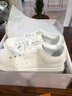 H8小白鞋2026新款春季百搭莆田鞋子情侣男女内增高厚底休闲运动板鞋 全白色（礼盒装） 40 女码 实拍图