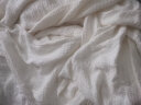 沐凡毛巾被 竹纤维毛巾被学生宿舍午睡单人双人轻薄透气毯子办公盖毯 格林-白色 150*200cm 实拍图