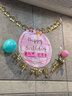 蒂诗卡 生日布置生日装饰儿童男孩女孩宝宝周岁气球生日快乐海报主题派对背景墙场景 小宝贝海报粉金系灯串套餐 实拍图