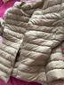 鸭鸭（YAYA）佟丽娅同款冬装羽绒服女短款羽绒内胆轻薄款内搭外穿休闲保暖外套 驼色 L 165 实拍图