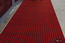 雪中送毯可裁剪入户门门口地垫门垫防滑垫厨房满铺商场走廊过道吸水脚垫 暗红横条纹 50cm*120cm 实拍图