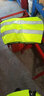 9F 反光背心马甲反光衣建筑工地工程施工交通环卫安全警示工作服可印字 黄绿色 实拍图