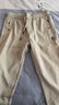 JEEP SPIRIT吉普冰丝卫裤男运动裤男夏季薄款宽松直筒弹力休闲裤男士长裤子男 p1118卡其 薄款 XL （适合145斤~155斤） 实拍图