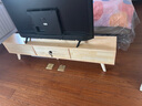 家之韵 实木松木电视柜茶几组合套装现代简约原木北欧客厅小户型卧室 1.8米电视柜清漆白门 实拍图