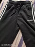 阿迪达斯（adidas）男裤 25秋冬新款时尚冰丝运动裤健身跑步长裤休闲裤快干透气裤子 黑色/经典款/加绒/主推 XS 160-165cm/100-110斤 实拍图