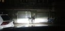 车骄汽车led大灯带透镜h7h11h4远近光一体超亮聚光激光强光远近光灯泡 [H8/H9/H11单只] 自带透镜+双铜管 实拍图