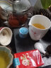 京隆堂 珐琅彩盖置陶瓷茶壶盖托青花瓷盖碗盖子配件盖托茶具垫功夫茶道 天海蓝 实拍图
