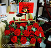 花与千寻鲜花玫瑰花混搭欧式手提花篮生日礼物祝福全国同城配送 红色混搭新款手提花篮Y款 平时价 实拍图
