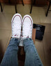 匡威（Converse）【滔搏运动】匡威男鞋女鞋低帮帆布鞋硫化鞋情侣常青经典款白色 101000 41.5 实拍图