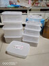 SP SAUCE日本进口冰箱保鲜盒收纳盒食品冷冻盒套装大号塑料厨房储物盒 5个装3L+2.6L+2L+1.3L+1.3L圆 实拍图