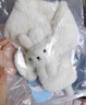 幼歌（YOUGE） 婴幼儿立体玩偶围巾冬季新款宝宝舒适防风保暖围脖 白色 均码 实拍图