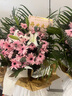 领香鲜花速递开业花篮乔迁商务用花演出祝贺大麦花篮全国同城配送 开业花篮-1个-吉祥开业 实拍图