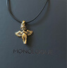 MONOLOGUE独白爱特天使系列3D硬金复古足金黄金吊坠生日送礼推荐高级经典 【小版】祈祷天使 MR717 实拍图