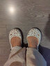 回力洞洞鞋女凉鞋夏季防滑沙滩鞋软底果冻鞋韩版包头护士鞋上班凉拖鞋 白色 39 【偏小码】 实拍图