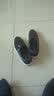 沙驰（SATCHI）男鞋休闲鞋日常男士板鞋时尚英伦套脚布鞋一脚蹬豆豆鞋懒人鞋子男 黑色-标准皮鞋尺码 39 (245mm) 皮鞋码 实拍图