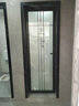 斯罗克定制厕所门卫生间门厨房玻璃门钛镁合金钢化玻璃门浴室门洗手间平开门双层厨卫玻璃门 黑色（款式多样，详询客服） 1.2型材-单包 实拍图