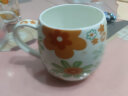 瓷秀源（cixiuyuan） 水杯陶瓷杯创意情侣杯子马克杯带盖带勺陶瓷骨瓷咖啡杯 胖杯挥舞青春 实拍图
