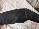 声猴衣服男春秋春夏款休闲裤小西裤男九分裤男直筒修身商务小脚休闲韩 黑色-九分 30(腰围82厘米2尺46) 实拍图