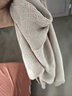 歌米拉 冰丝针织衫女开衫外套女夏季宽松薄款子外搭镂空空调衫披肩上衣 米白 XL 实拍图